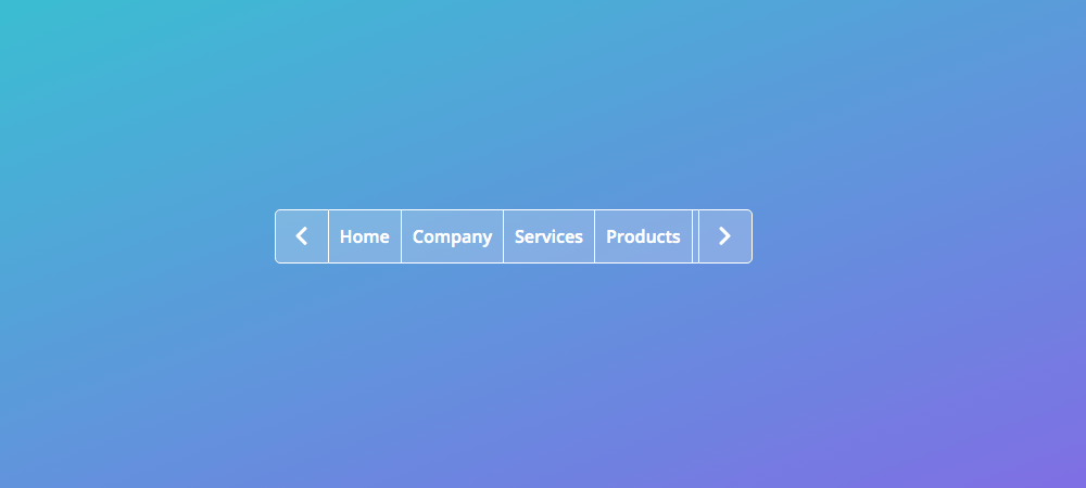Horizontal Scrolling Menu | wplovr